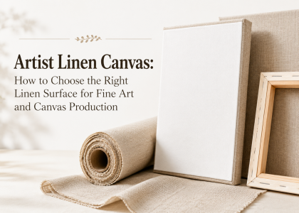 Artist Linen Canvas: How to Choose the Right Linen Surface for Fine Art and Canvas Production