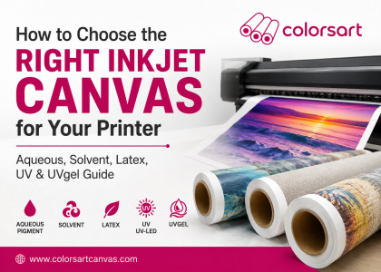 How to Choose the Right Inkjet Canvas for Aqueous, Solvent, Latex and UV Printing