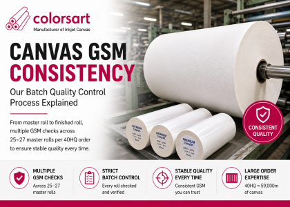 Canvas GSM Consistency: How We Control Weight Across Bulk Production