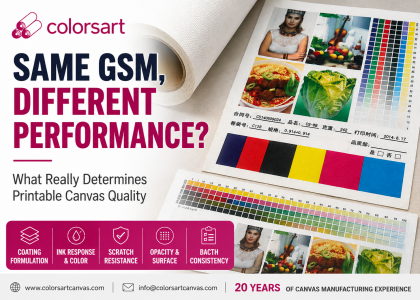 Why Do Two Printable Canvases With the Same GSM Have Different Prices?