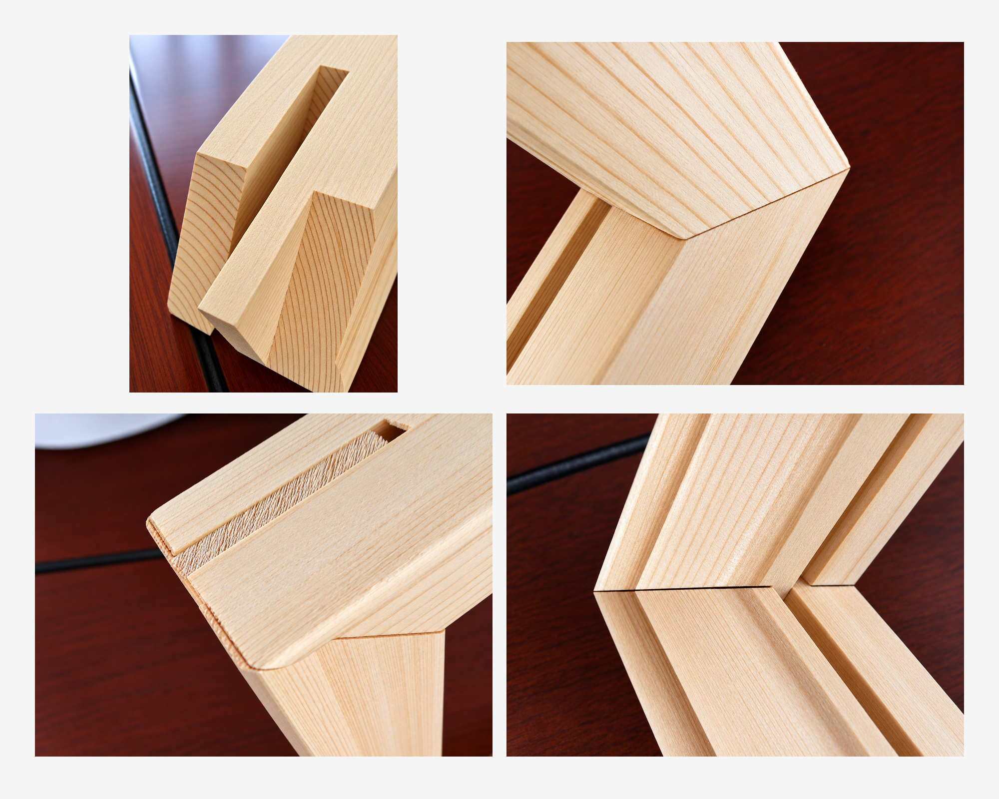 Larger wooden stretcher bar profiles for large format and structurally demanding canvas frames