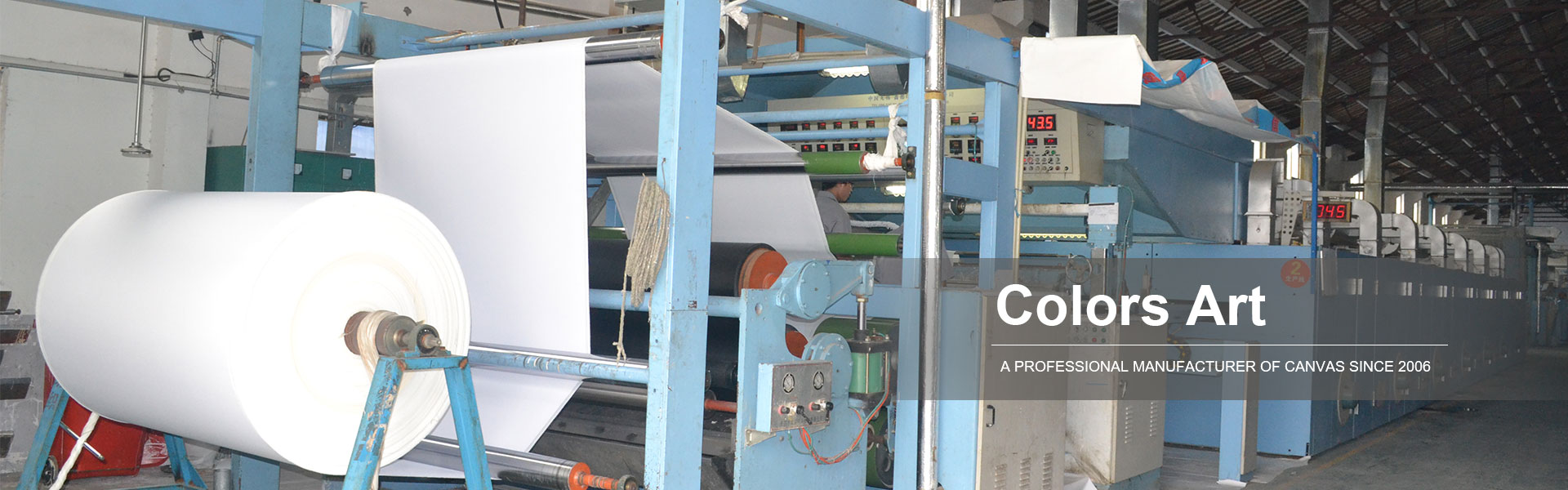 Colors Art professional inkjet printable canvas manufacturing facility in China