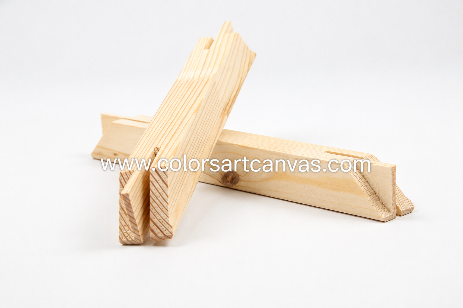 Precision joint machining for wooden canvas stretcher bars