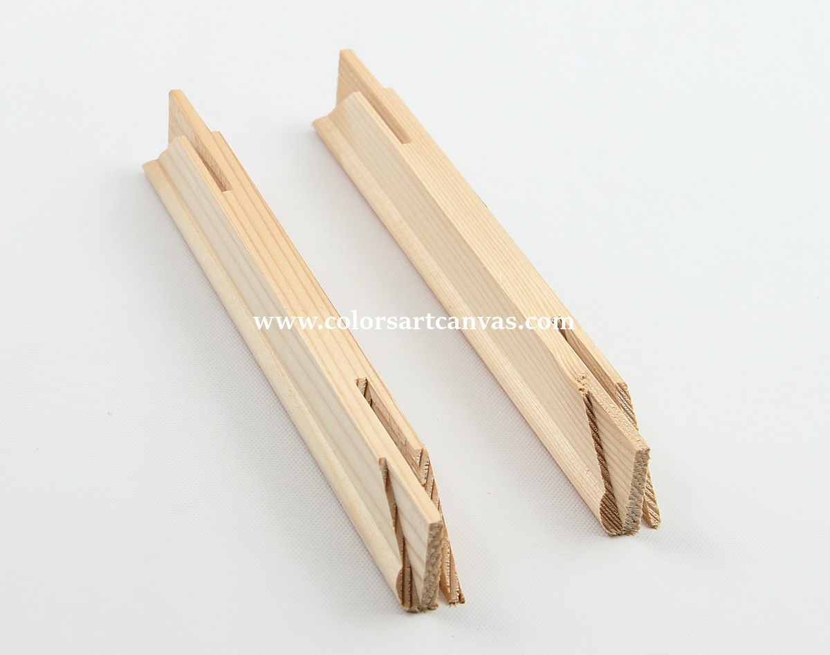 Knot-free pine wood 17mm x 38mm canvas stretcher bar