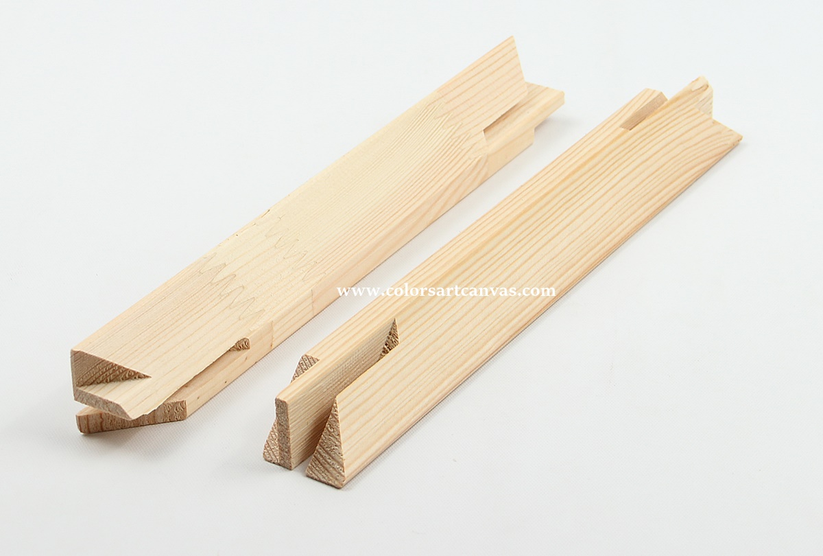 finger-jointed knot-free pine stretcher bar