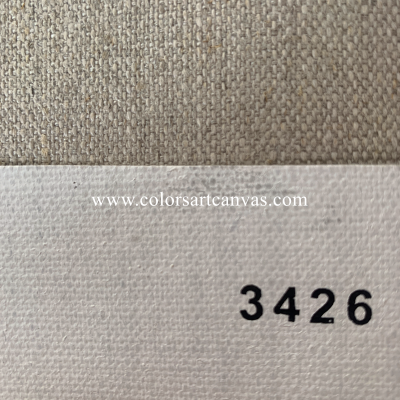 Artist Linen Canvas Roll 410gsm Medium grain