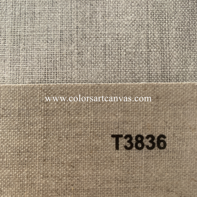 Primed artist Linen Canvas Roll 400gsm Medium grain with transparent coating