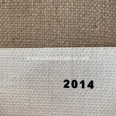 Heavy duty Linen Canvas Roll 830gsm with extra coarse grain