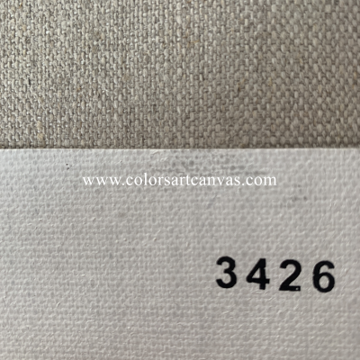 Primed artist Linen Canvas Roll 410gsm Medium grain