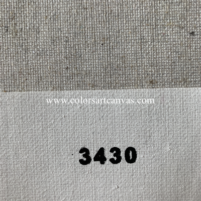 Triple Primed Artist Canvas Roll 1.55m Wide - Extra Fine Texture, cotton linen canvas , 290gsm