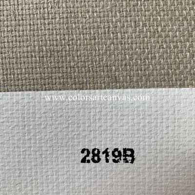 Triple Primed Artist Canvas Roll 2.2m Wide - Coarse Texture, cotton linen canvas , 570gsm， doubIe warp weave