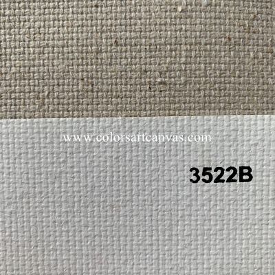 Triple Primed Artist Canvas Roll 2.2m Wide - Coarse Texture, cotton linen canvas , 460gsm， doubIe warp weave