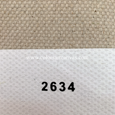 CUSTOM STRETCHED CANVAS / Coarse GRAIN LINEN BLEND/ TRIPLE PRIMED CANVAS /520GSM/ARTIST CANVAS/Painting Canvas