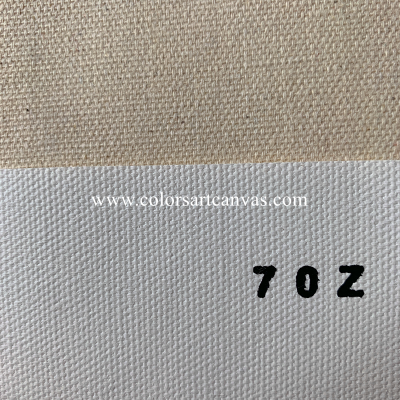 Triple Primed 100% Cotton Canvas ROLL 7OZ /72