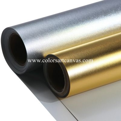 Metallic Gold/Silver Stretched Canvas