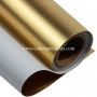 Glossy metallic gold canvas roll