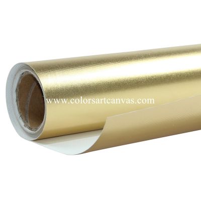 Golden polyester canvas for canvas digtal printing