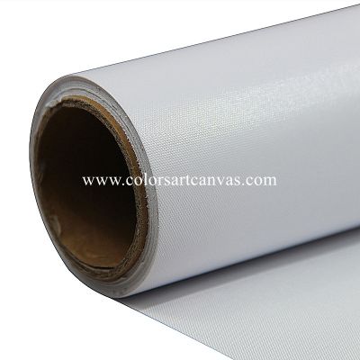 260gsm Waterproof Glossy Roll Inkjet Polyester Eco Solvent Art Canvas Fabric