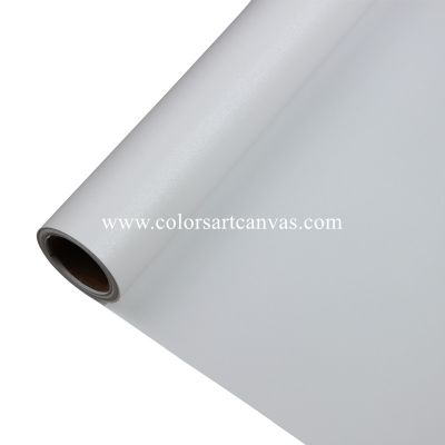 260G 600*600D Europe Quality Polyester Canvas /Glossy Canvas Roll For eco, solvent , UV , latex Inks