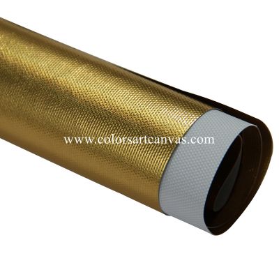 Metallic Gold Canvas Printable Canvas for UV ink ,Latex ink, Solvent ink