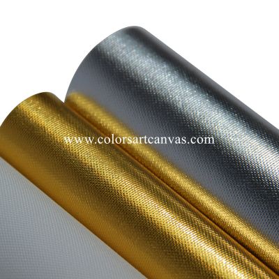 Gold eco solvent printable canvas