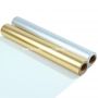 Glossy gold silver metallic canvas