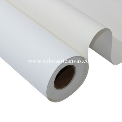  340g polycotton matte Printing canvas roll for Interior Decor for wallcoverings, canvas prints, window shades