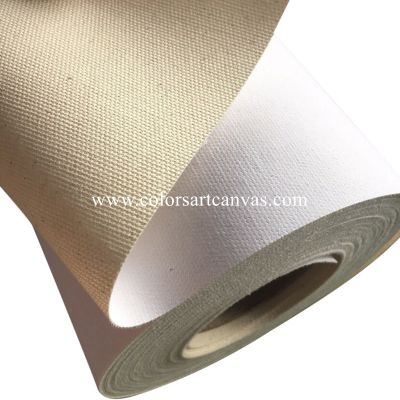 320g Natural white 100% cotton, matte inkjet canvas compatible with aqueous dye and pigment ink