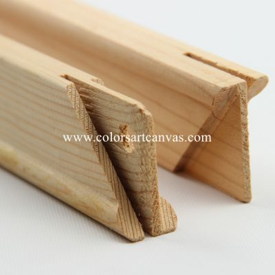Stretcher wood bar for printing canvas wood frame