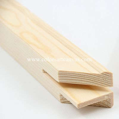 36mm height Pine stretcher bars knot free-inkjet canvas 