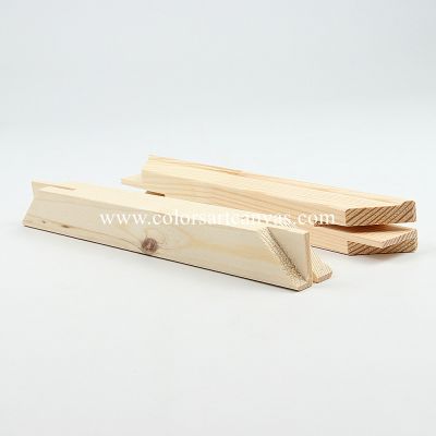 Assembled canvas stretcher frame bar