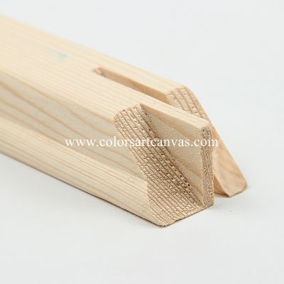 38mm*28mm pine Stretcher Bar with WOODEN WEDGES 