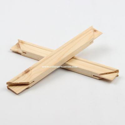 17mm × 30mm Tenoned Pine Stretcher Bars for Canvas Frames