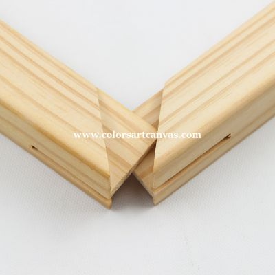 32mm x 32mm New Zealand Pine Sloped Profile Gallery Wrap Stretcher Bars